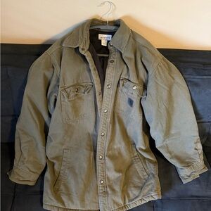 Vintage Carhartt Men's Green Jacket Size L